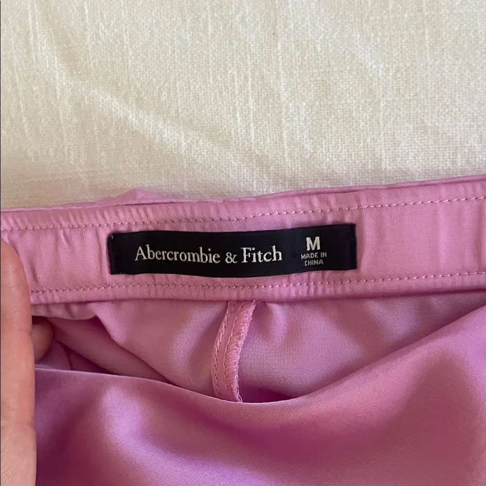 Abercrombie & Fitch Satin Draped Mini Skort - Picture 3 of 3